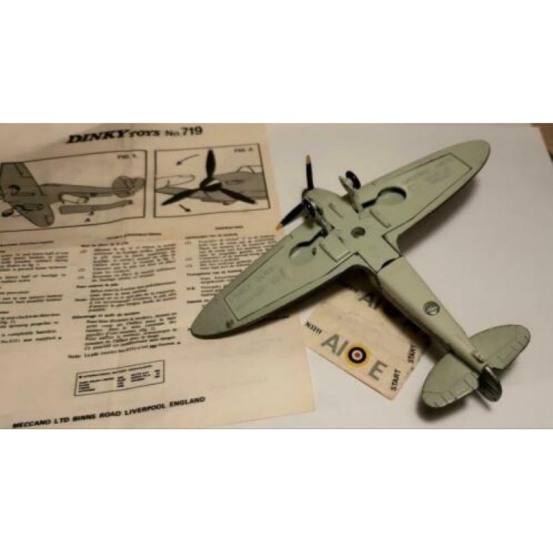 Dinky Toys, GB, # 719, Spitfire MK II exc+/boxed