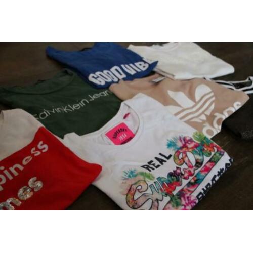 Dames t-shirts maat XS en S