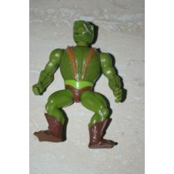 Diverse He-Man figuren en onderdelen.