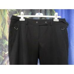 zwarte capri broek taille iets verstelbaar mt 44 Etam