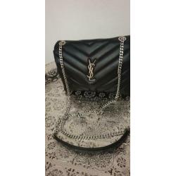 Leren crossbody bag