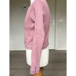 MANGO korter vestje oud roze nette staat mt 122 / 128 ZG