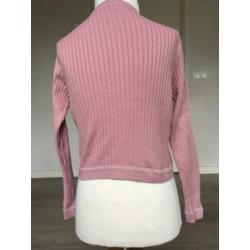 MANGO korter vestje oud roze nette staat mt 122 / 128 ZG