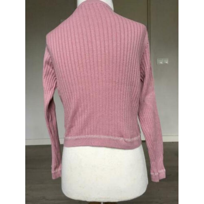 MANGO korter vestje oud roze nette staat mt 122 / 128 ZG
