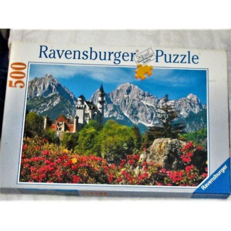 Ravensburger Tiroolse Bergen''Neuschwanstein Castle ''500 st