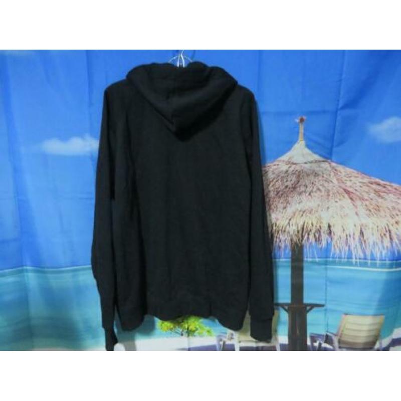 zwart dikker fleece hoodie vest mt XXL mt 54 G star Raw