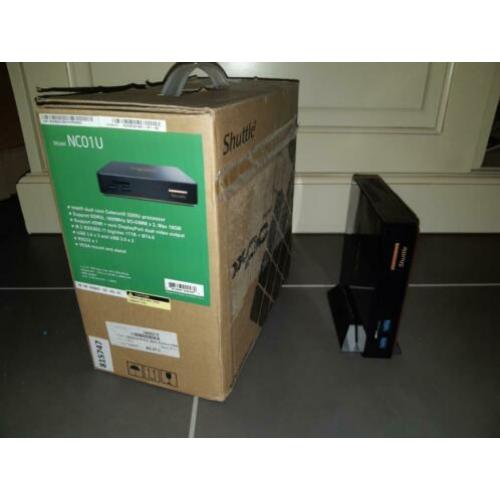 Shuttle Nano PC NC01U, 4GB RAM, 60GB SSD, Windows 10 Pro