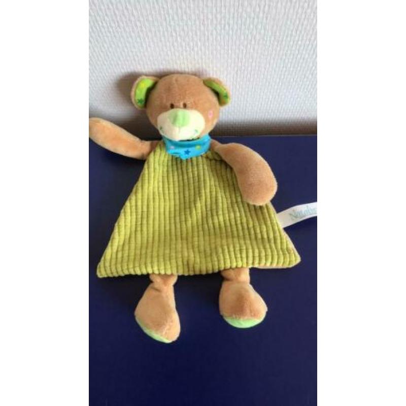 Natalis beer beertje knuffeldoek knuffellap 2 x