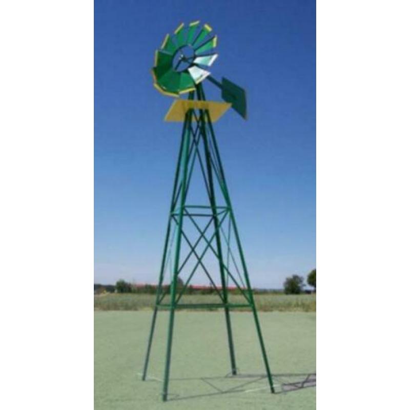 Exclusieve Grote USA- Windmolen Kogelgelagerd! 2.50m Zilver