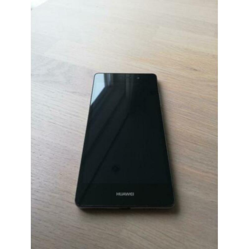 Huawei P8 Lite zwart krasvrij met hoesje