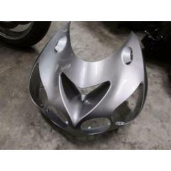 Kawasaki ZZR1400 onderdelen oa topkuip koplampen en zijkuipe