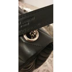 Leren crossbody bag