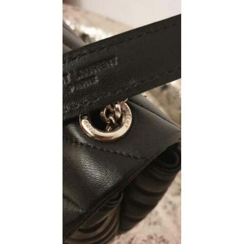 Leren crossbody bag