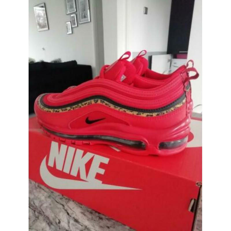 Nike air max 97 leopard pack rood maat 39 nieuw sneakers