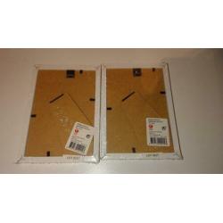 2 fotolijst Kruidvat wit 10x15 cm fotolijstjes NIEUW