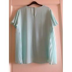 Leuke mintgroen blouse te koop. Maat 40. Top