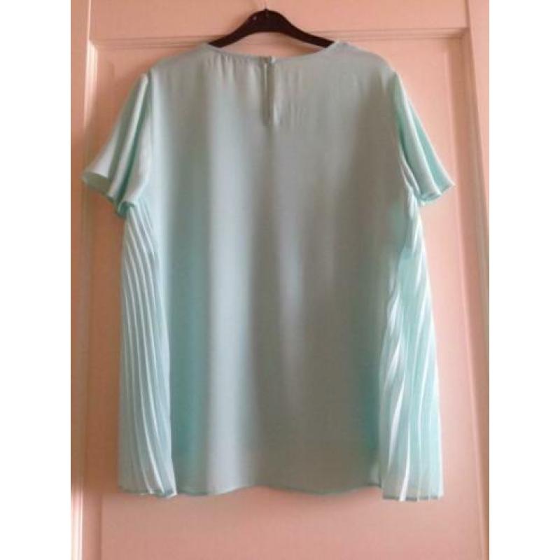 Leuke mintgroen blouse te koop. Maat 40. Top