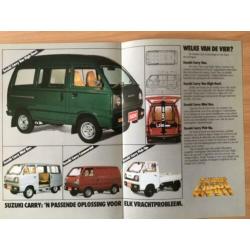 Autofolder/Brochure Suzuki Carry 1979 8 pagina's
