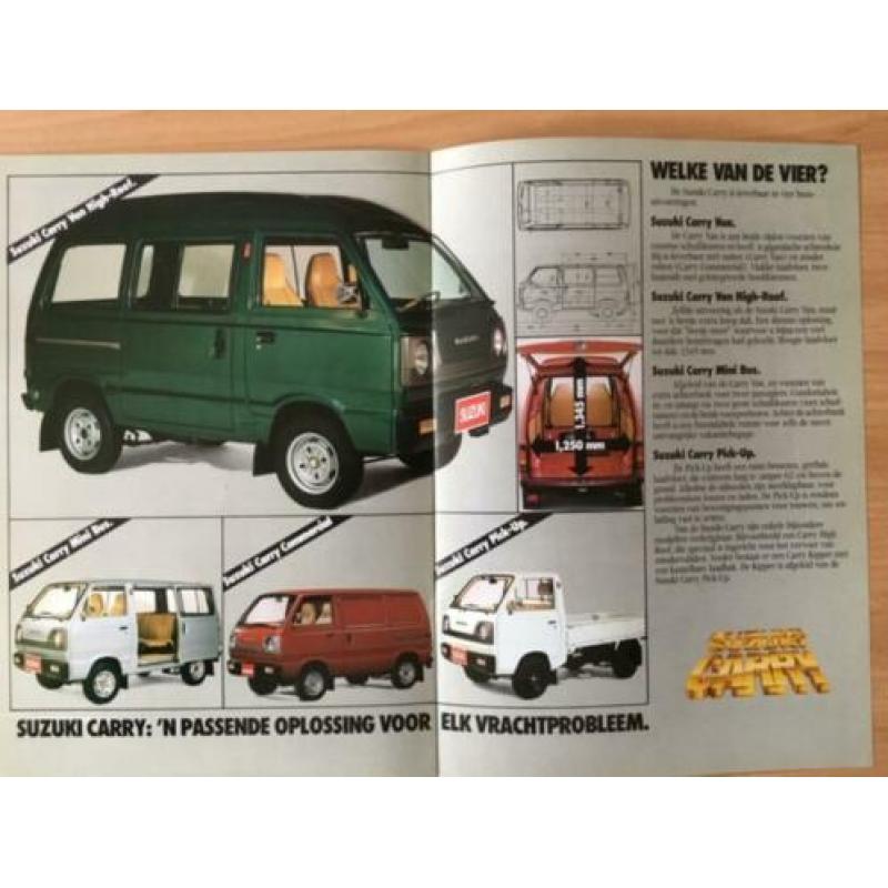 Autofolder/Brochure Suzuki Carry 1979 8 pagina's