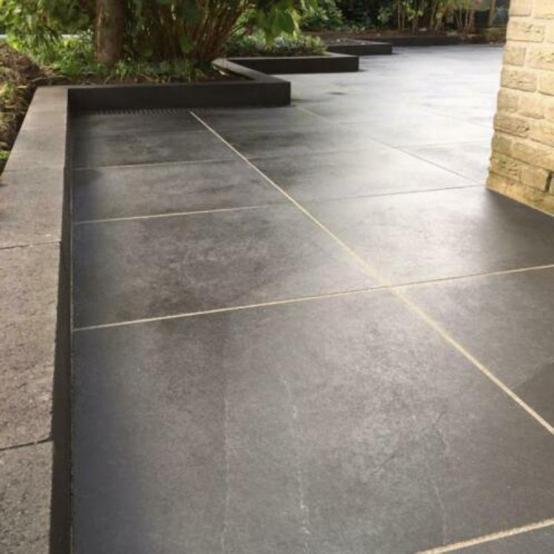 keramische tuintegels ceramica Lavagna 60x60x4 cm