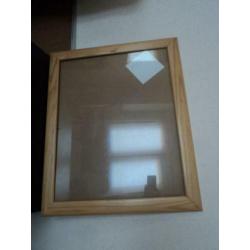 Brede Grenen Lijst 34 x 25 cm.