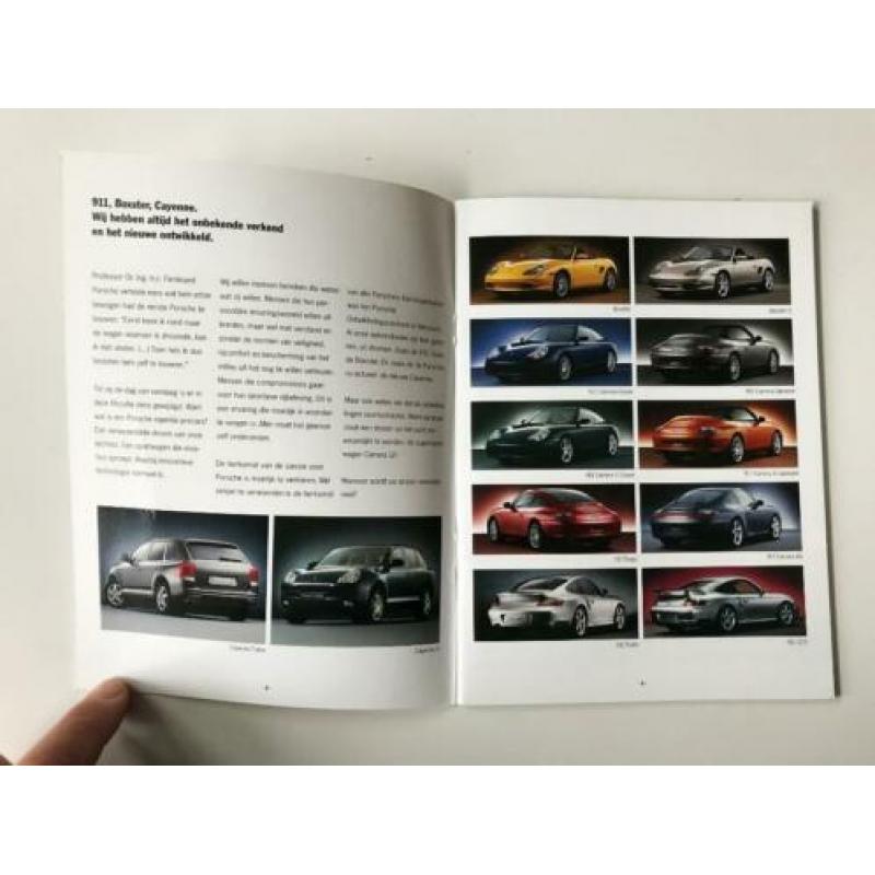 2002 Porsche folder voor 911 (996), Turbo, GT2 en Cayenne.
