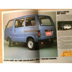 Autofolder/Brochure Suzuki Carry 1979 8 pagina's