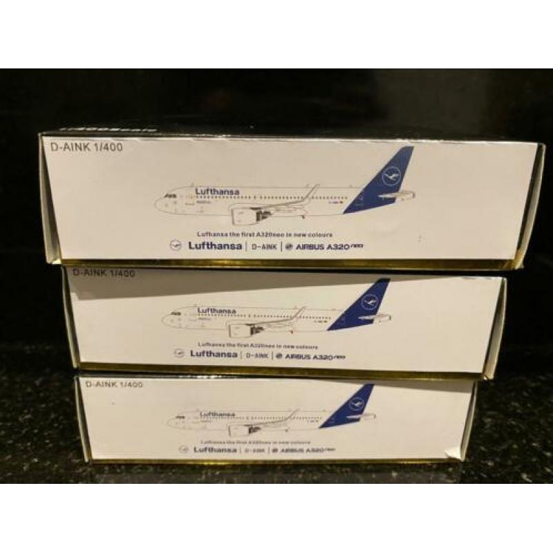 Lufthansa A320 neo pandamodel 1:400