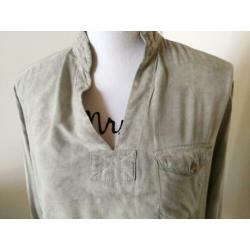 penn en ink blouse grijs maat M zgan