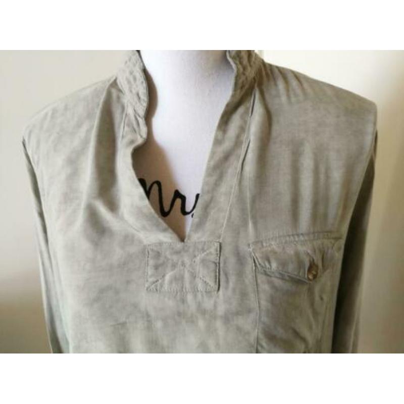 penn en ink blouse grijs maat M zgan