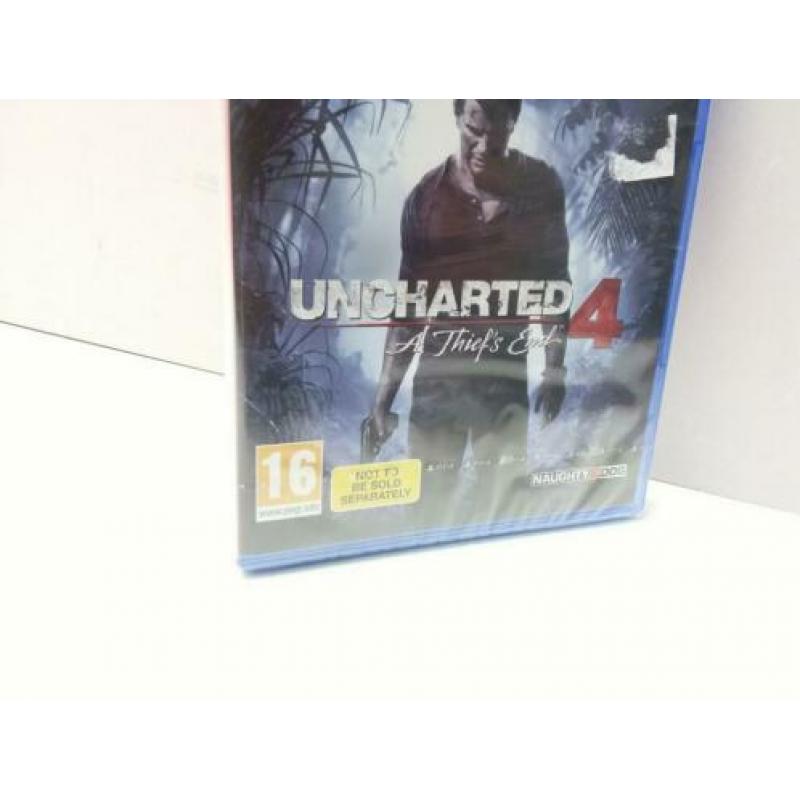Uncharted 4 playstation 4 nieuw in seal