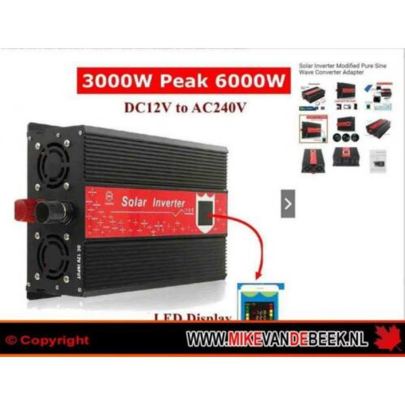 Solar omvormer Modified Pure Sines Wave Converter Adapter (N