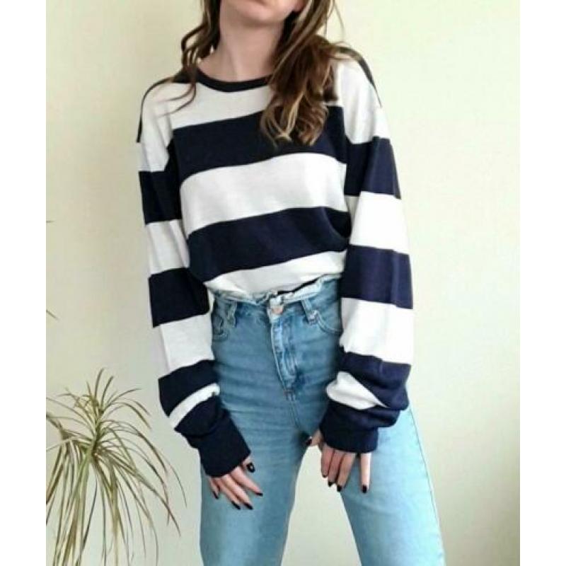Scotch & Soda trui blauw/wit