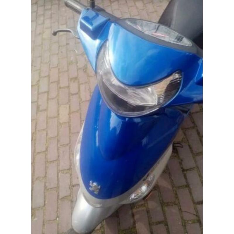 Peugeot Vclic blauw kenteken.