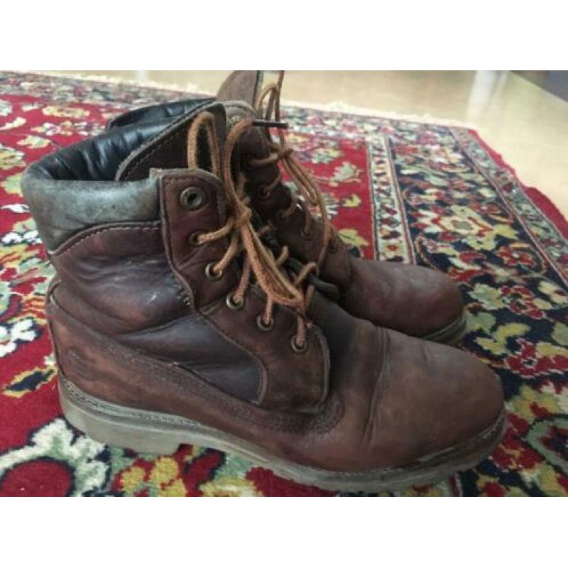 Timberland maat 39 bruin - zijn echt gedragen