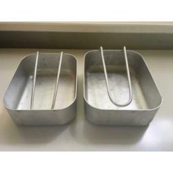 A060 Landmacht Mess tin set voerbakken / eetbakken