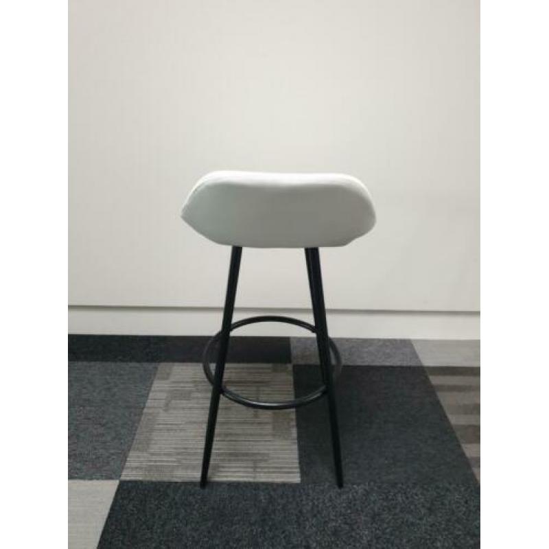 7x Barkruk Wit / Zwart OUTLET, Kruk, Barkrukken