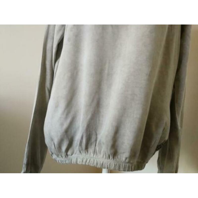 penn en ink blouse grijs maat M zgan