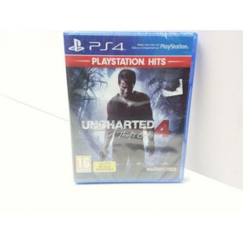 Uncharted 4 playstation 4 nieuw in seal