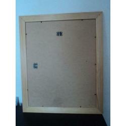 Brede Grenen Lijst 34 x 25 cm.