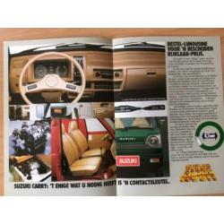 Autofolder/Brochure Suzuki Carry 1979 8 pagina's