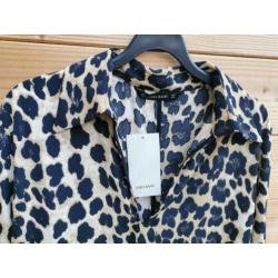 ZARA overhemdjurk met panterprint mt. L