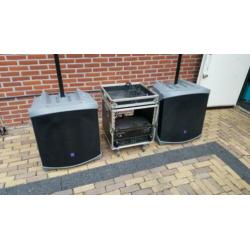 Geluidset in nette staat met versterkers compleet Turbosound