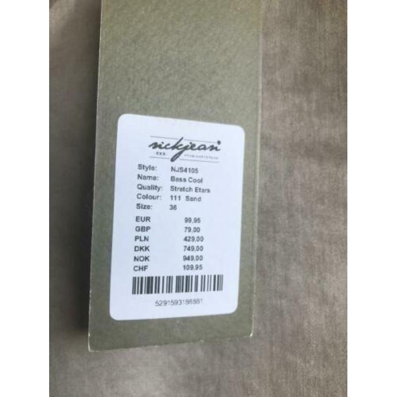 Nieuwe broek van NickJean Bess Cool sand maat 42