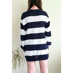 Scotch & Soda trui blauw/wit