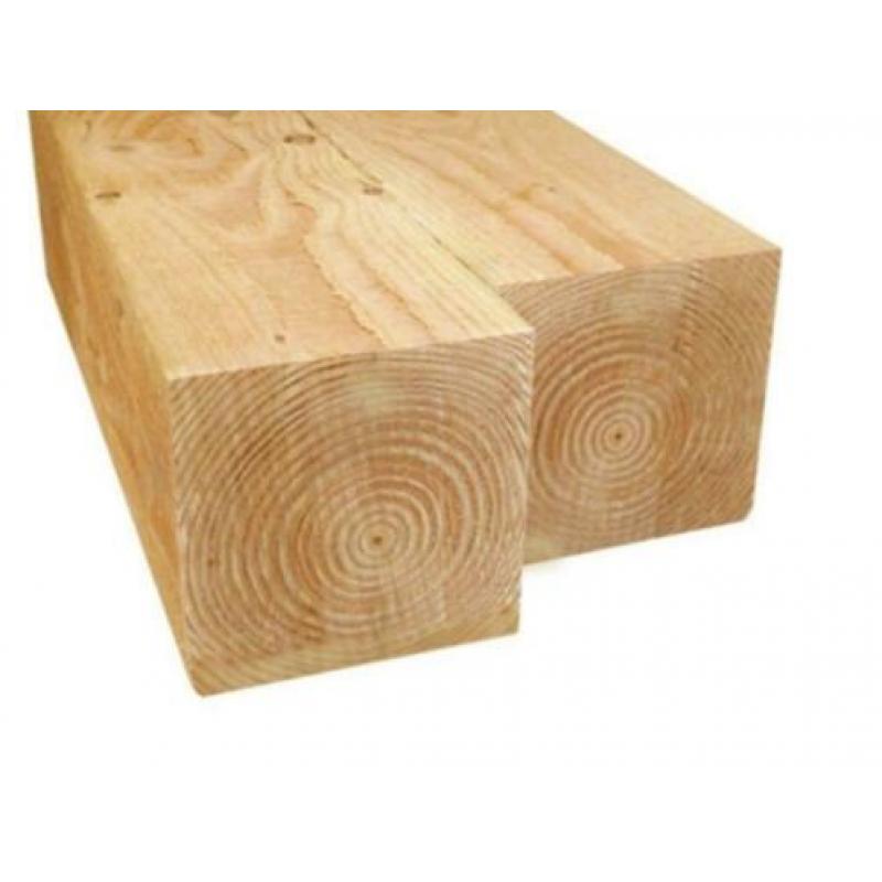 12x NIEUWE Douglas fijnbezaagde palen 500x12x12 cm