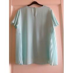 Leuke mintgroen blouse te koop. Maat 40. Top