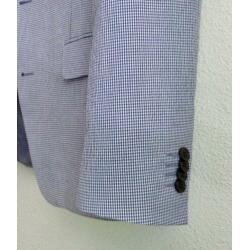 Blauw geruit colbert van Adam Friday - mt 48 - style: Adam7C