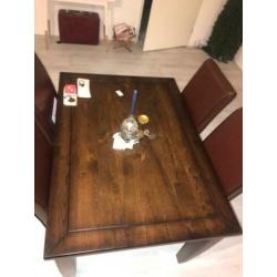 Eettafel walnoot