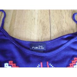 Blauw Rue21 topje, maat S